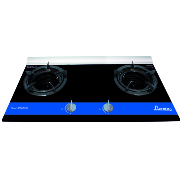 Bếp gas âm kính 2 lò nấu Sunhouse APEX APB8612-TK
